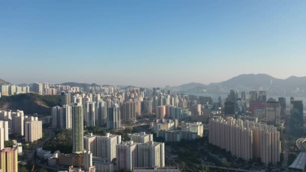 Dec 2019 Kowloon East Hong Kong City Nice Sea Huge — Vídeo de Stock