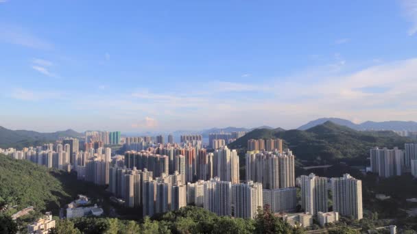 Julio 2018 Vivienda Privada Tseung Kwan Hong Kong — Vídeos de Stock