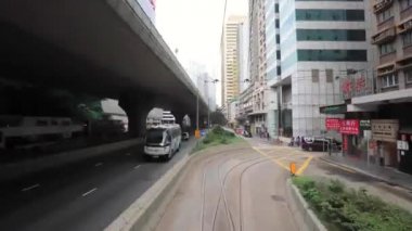 22 Nisan 2018 Hong Kong 'daki tramvayın zaman çizelgesi.