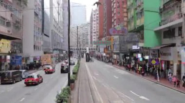 7 Nisan 2018 Hong Kong 'daki tramvayın zaman çizelgesi.