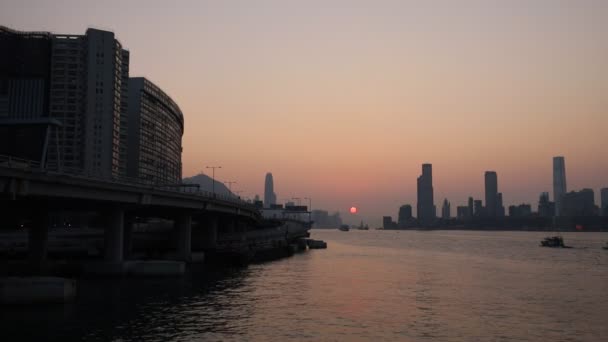 Mars 2018 North Point Pier Vue Côté Kowloon — Video