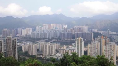 28 Ağustos 2018 Hong Kong, Çin 'deki Sha Tin Bölgesi