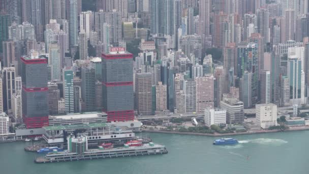 Aug 2018 Lanscape Hong Kong Makaó Kompkikötő — Stock videók