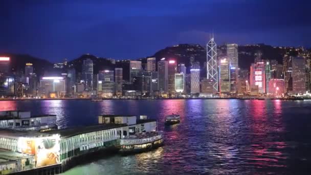 2018年8月18日香港维多利亚港 — 图库视频影像