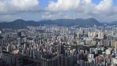 27 Temmuz 2018 Kolwoon, Hong Kong Üst Manzarası
