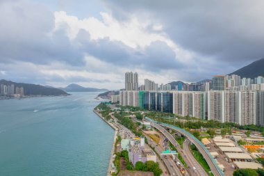 28 Mayıs 2022 Quarry Bay, Hong Kong manzarası.