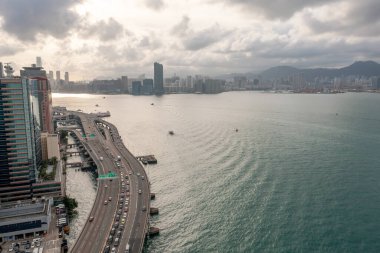 28 Mayıs 2022. Hong Kong 'daki Ada Doğu Koridoru.