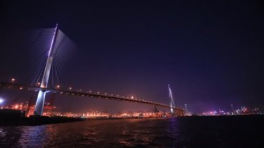 31 Mart 2018 Hong Kong 'daki Taşkesiciler Köprüsü manzarası