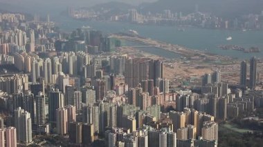 1 Nisan 2017 Kowloon Şehri gündüz, Hong Kong