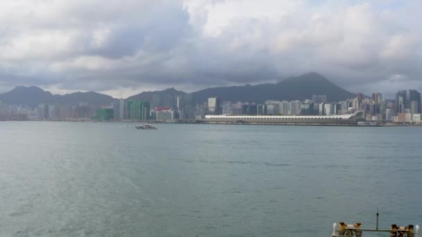 Mei 2022 Het Landschap Van Victoria Harbour East — Stockvideo