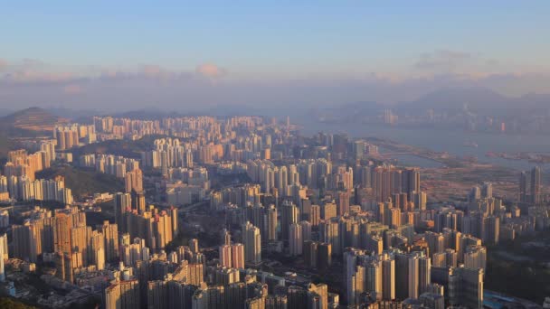 Okt 2018 Ein Stadtbild Von Kowloon East Löwenfelsen — Stockvideo