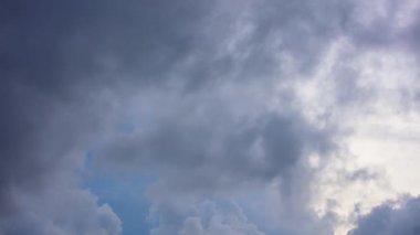 Mavi gökyüzü ve beyaz bulutlar