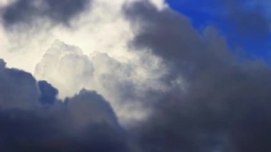 Mavi gökyüzü ve beyaz bulutlar