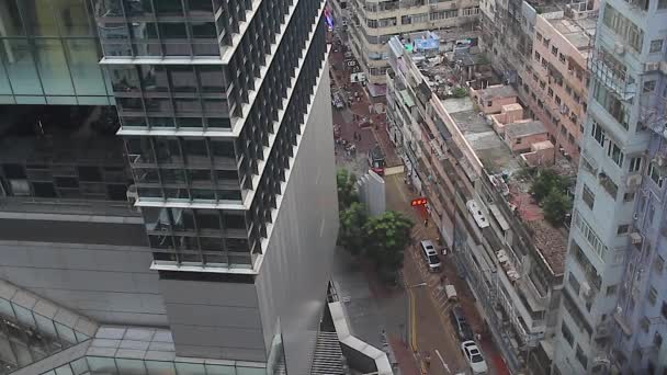 Oct 2017 Cityscape Causeway Bay Hong Kong — стокове відео