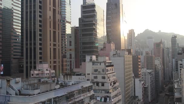 Out 2017 Paisagem Urbana Causeway Bay Hong Kong — Vídeo de Stock