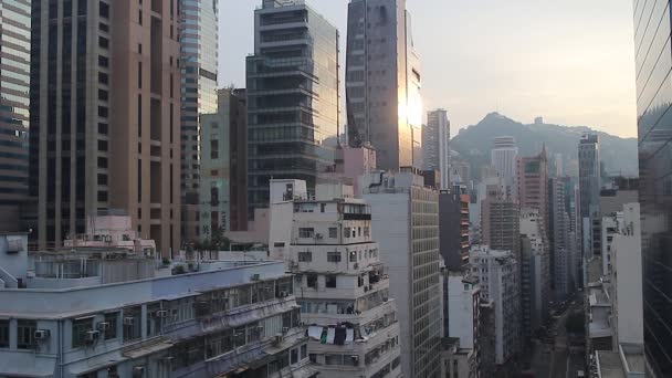 Октября 2017 Года Город Козуэй Бэй Гонконг — стоковое видео