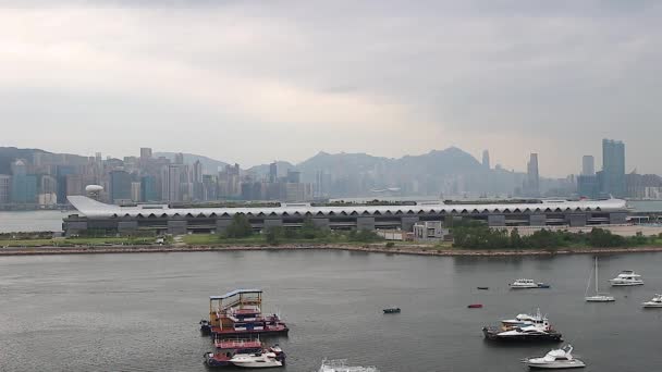 2017 Dec Kai Tak Cruise Terminal Épület Hong Kong Ban — Stock videók