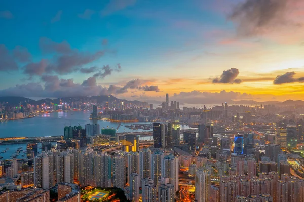 Maio 2022 Paisagem Urbana Kwoloon Hong Kong — Fotografia de Stock