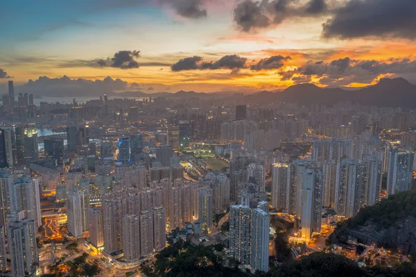 Maio 2022 Paisagem Urbana Península Kwoloon Hong Kong — Fotografia de Stock