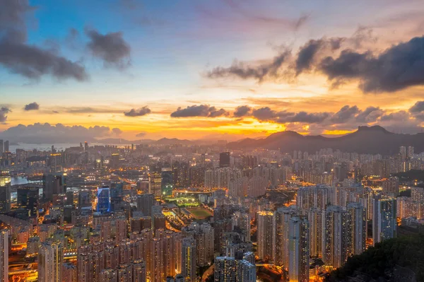 2022年5月29日 香港国联半岛的城市景观 — 图库照片