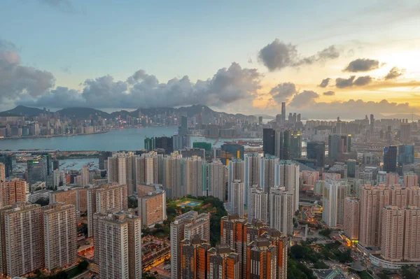 Maio 2022 Paisagem Urbana Kwoloon Hong Kong — Fotografia de Stock