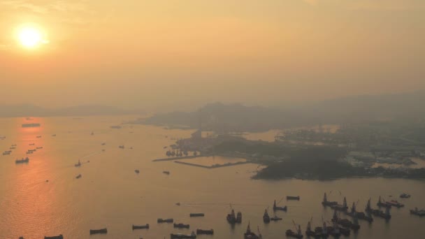 2018年9月25日香港の石工島 — ストック動画