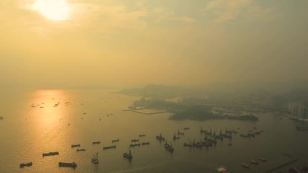 2018年9月25日香港の石工島 — ストック動画
