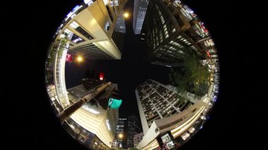 25 Ekim 2017 Chater Road 'da gece görüşü, merkez, HK