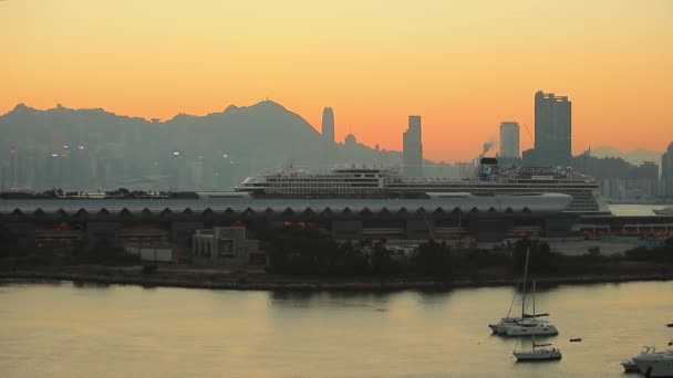 2017 Dec Kai Tak Cruise Terminal Épület Hong Kong Ban — Stock videók