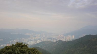 25 Aralık 2017 Shatin bölgesi, Kuzey Hong Kong 'un yeni bölgeleri.