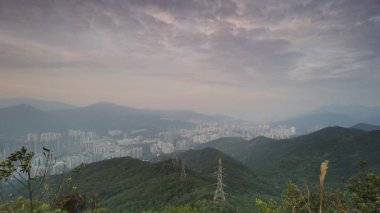 25 Aralık 2017 Shatin bölgesi, Kuzey Hong Kong 'un yeni bölgeleri.