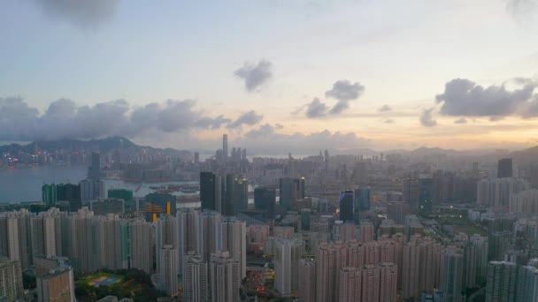 Května 2022 Městská Krajina Kwoloon Hong Kong — Stock video