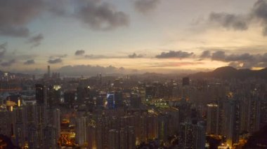 28 Mayıs 2022 Hong Kong 'daki Kwun Tong Bölgesi.