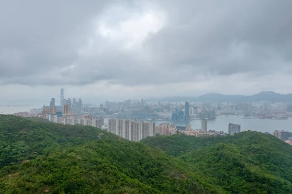 June 2022 Victoria Harbourview Braemar Hill Observation Deck — Stock Photo, Image