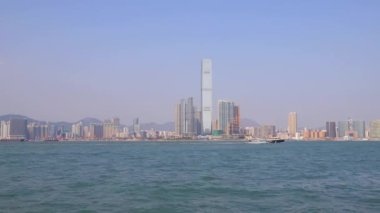 30 Eylül 2018 Batı Kowloon Kültür Bölgesi Victoria Limanı, Hong Kong