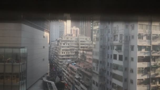 Mart 2018 Causeway Bay Hong Kong Şehir Manzarası — Stok video