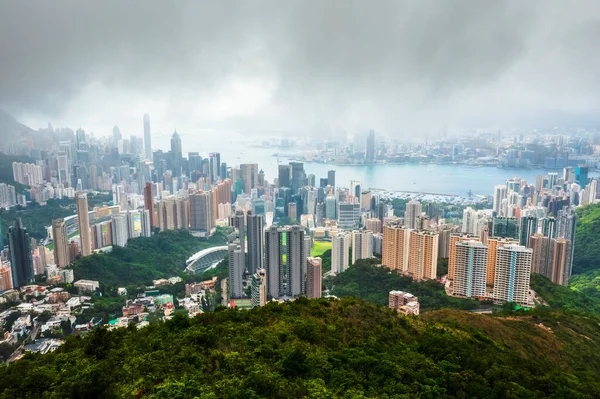 2022年6月4日 Jardine Lookout 香港城市景观概览 — 图库照片