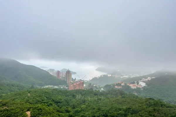 Junho 2022 Baía Águas Profundas Hong Kong Visto Forma Wong — Fotografia de Stock