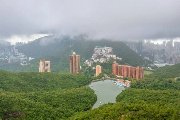 Junho 2022 Paisagem Wong Nai Chung Reservoir Park — Fotografia de Stock