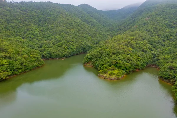 Czerwca 2022 Widok Zbiornik Wodny Park Wong Nai Chung — Zdjęcie stockowe