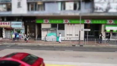 11 Kasım 2017 Çift otobüs penceresinden yol manzarası