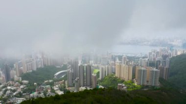 4 Haziran 2022 Tai Hang, Hong Kong manzarası