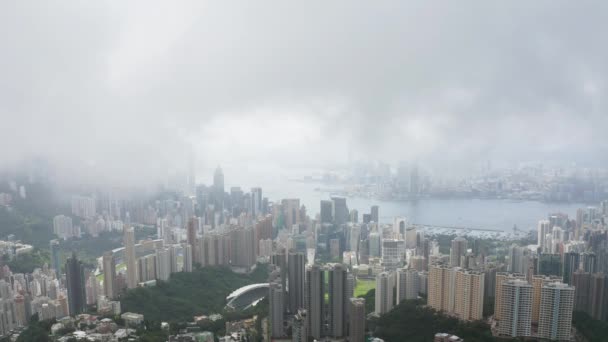 Giugno 2022 Vista Jardine Lookout Hong Kong Cityscape — Video Stock