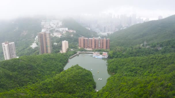 2022年6月4日ウォンナイ鄭貯水池公園の風景 — ストック動画