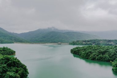 12 Haziran 2022 Tai Tam Barajı manzarası, Hong Kong