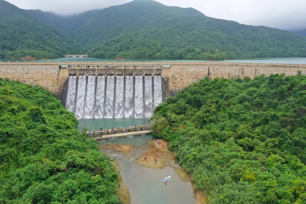 June 2022 Tai Tam Reservoir Discharges Hong Kong — Stock Photo, Image