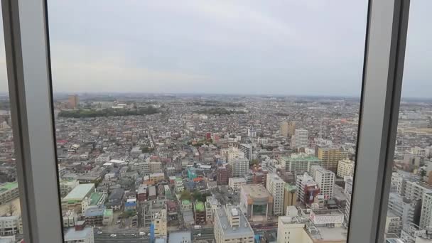 Abril 2016 Cityscape Cidade Ichikawa Província Chiba — Vídeo de Stock