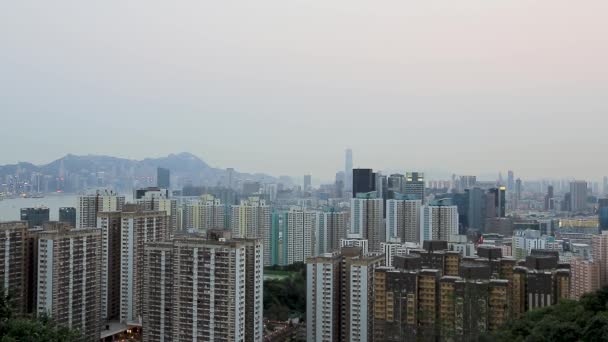 April 2015 Cityscape Kwun Tong North Hong Kong — Stock video