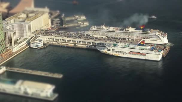 2014 Augusztus Tsim Sha Tsui Ocean Terminal Deck — Stock videók