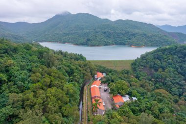 18 Haziran 2022 Yukarı Shing Mun Rezervuarı HK 'da bir rezervuar.